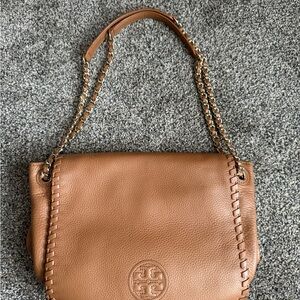 Tory Burch Marion Leather Shoulder Bag